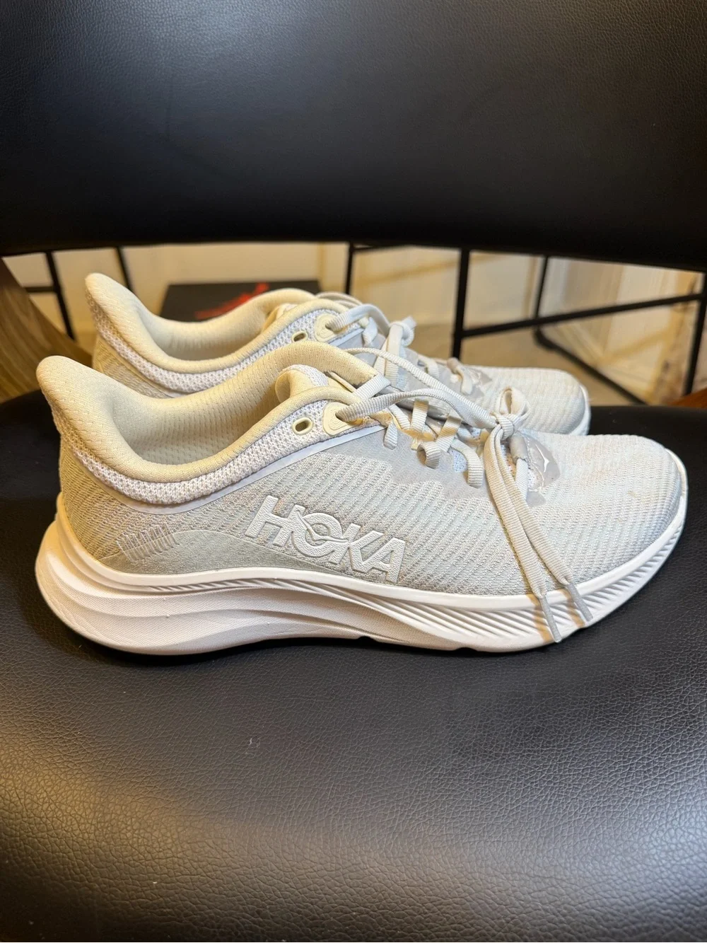 Hoka One One Solimar Womens 9 B Gray Athletic Shoes Outdoors Running Walking